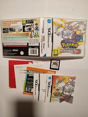 $89 • Buy Pokemon White Version 2 (Bianca 2) CIB - Nintendo DS (Authentic) Italian Version