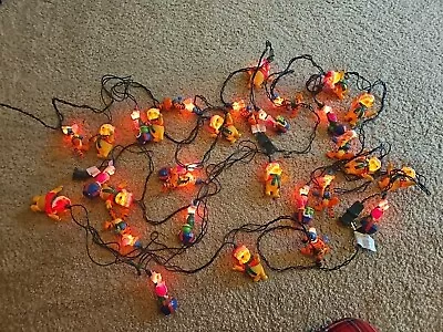 Winnie The Pooh Christmas Lights VTG 1998 Working Indoor Lights 3 Sets • $70