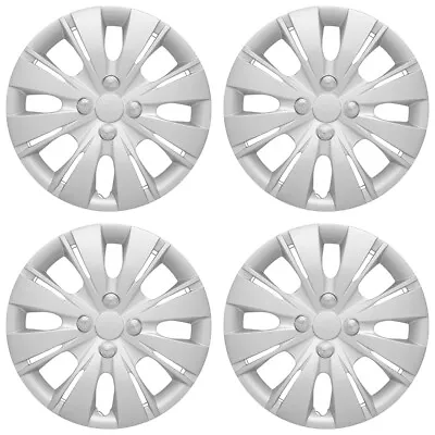$45.68 • Buy 15  Set Of 4 Wheel Covers Hubcaps Snap On Full Hub Caps Fit R15 Tire & Steel Rim