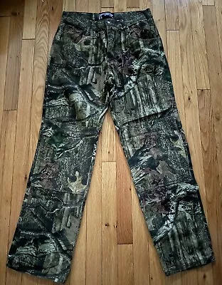 Mossy Oak Break Up Infinity Camo Double Knee Pants Mens 30 X 32 Hunting  • $12.50
