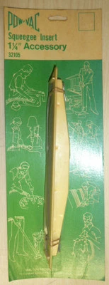 $10.69 • Buy Nos! Pow-r-vac Squeegee Insert,beige  Part #32105. 1-1/4  Accessory