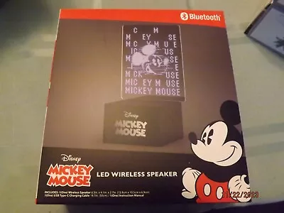 Disney Mickey Mouse LED Wireless Speaker • $14.99