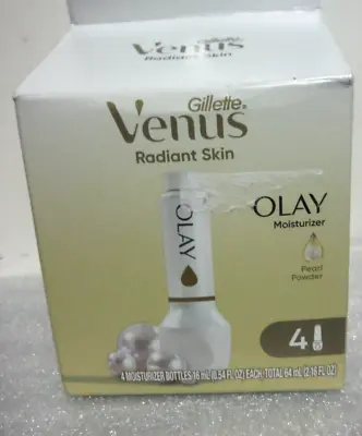 New 4 Pack Gillette Venus Radiant Skin Olay Moisturizer Razor Refills Free Ship! • $15.30