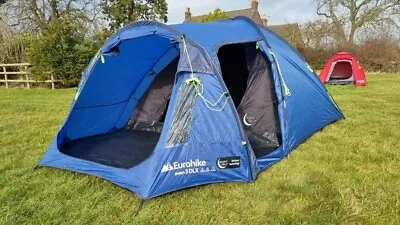 Eurohike Avon 3 DLX Nightfall - 3 Berth Festival Camping Tent Hiking Backpacking • £79.99