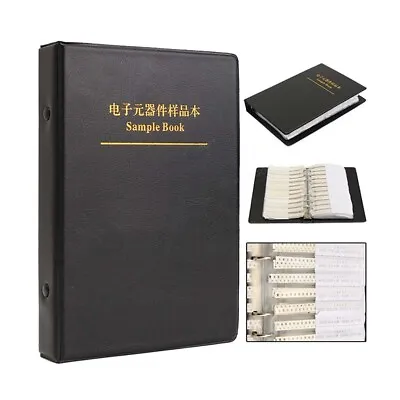 0201/0402/0603/0805/1206 SMD Resistors/Capacitors Etc. Samples Book Assorted Kit • $16.14