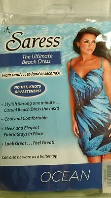 £15.42 • Buy Saress Womens Size L The Ultimate Beach Dress Blue NEW
