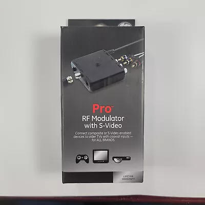 RF Modulator With S-Video For All Brands #38806 GE Pro • $14.95