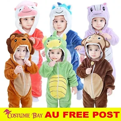 Toddler Baby Kigurumi Onesie Rompers Animal Jumpsuit Infant Clothes Pyjamas Kids • $39.95