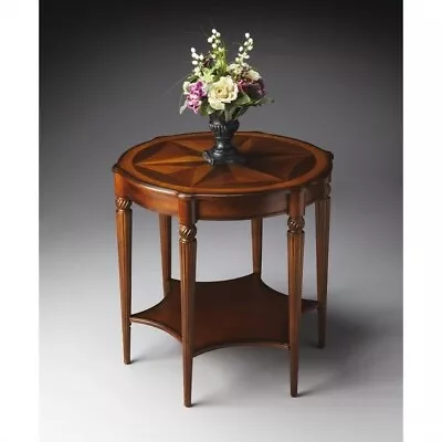 Butler Specialty Masterpiece  Round Accent Table In Olive Ash Burl • $354.14