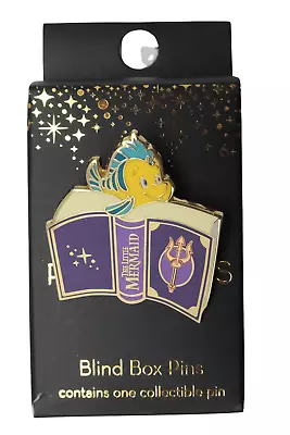 Disney Princess Books Single Enamel Pin Flounder | The Little Mermaid Loungefly • $15.15
