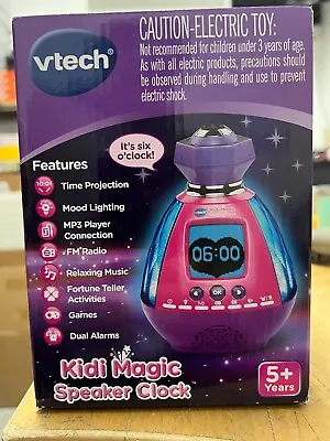 VTech Kidi Magic Light Projector Speaker Clock With AC Adapter • $20