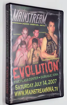 Mainstream Mixed Martial Arts 6 EVOLUTION DVD 5 Flags Center Dubuque 2007 MMA • $13.02