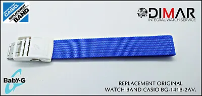 Replacement Original Watch Band Casio BG-141B-2AV • $40.44