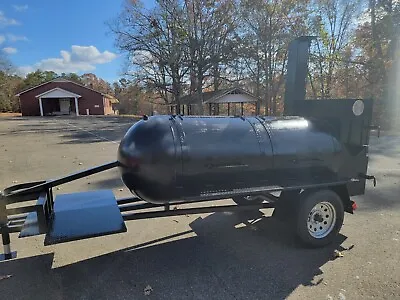 500 Gallon Custom BBQ Pitmaster Smoker Charcoal Grill Trailer Business Catering • $7999