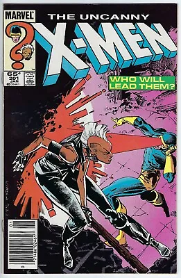 Uncanny X-Men 201 (1986) Newsstand VF 8.0 Leonardi/Portacio-c/a 1st Cable Baby • $19.99