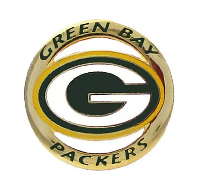 Green Bay Packers NFL Golden Circle Logo Pin • $7.15