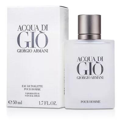 NEW Giorgio Armani Acqua Di Gio EDT Spray 50ml Perfume • $117.50