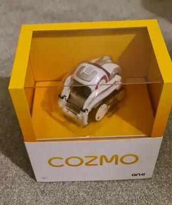 Anki White Cozmo Robot Toy Interactive In Box With Charger And Cubes And Case • £139.99