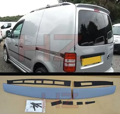 Barn Door Roof Twin Lip Spoiler Abs Sportline For 2004 2018 Vw Caddy Mk2 Mk3 Mk4 • $69.40