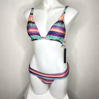 VIX Paula Hermanny Womens Medium Reef Bikini Swimsuit Set Top Bottoms • $59.98