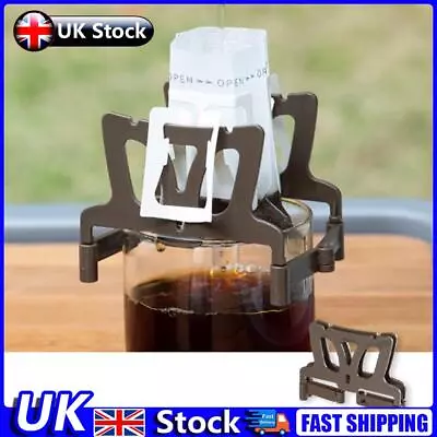 Coffee Filter Holder Reusable Hanging Ear Drip Bag Holder For Easy Pour Over UK • £6.09