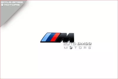 WING BADGE Fender Emblem Logo For BMW BLACK M All 1 2 3 4 5 Series M Sport Tech • $9.99