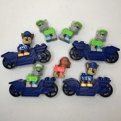 Lot Of Mega Bloks Paw Patrol Ride And Rescue Chase Motorcyles And Figures • $15.30