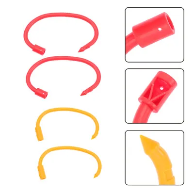  4 Pcs Nylon Bull Nose Ring Cattle Farm Equipment Cow Pliers • £10.38