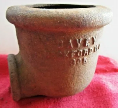 Antique 305 Davey Rockford Illinois Cast Iron Hand Well Pump Water Diverter Cup • $75