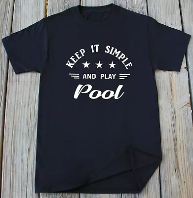 Funny Pool T Shirt 8 Ball Pool Game Shirt Snooker Billiards Player Birthday Gift • $19.99