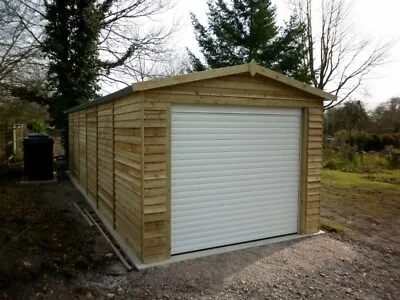 16x10 Heavy Duty Digby Remote Door Wooden Garage Timber Workshop Shed Fitted • £4322