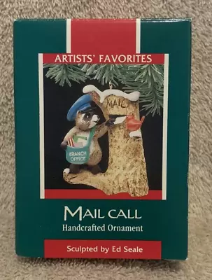 1989 Hallmark Keepsake Mail Call - Raccoon Mailman Ornament - New • $5.99