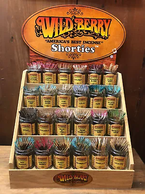 100 Genuine - Wild Berry Brand  - Many Scents!! - 4  Incense Stick  Shorties  • $14.25