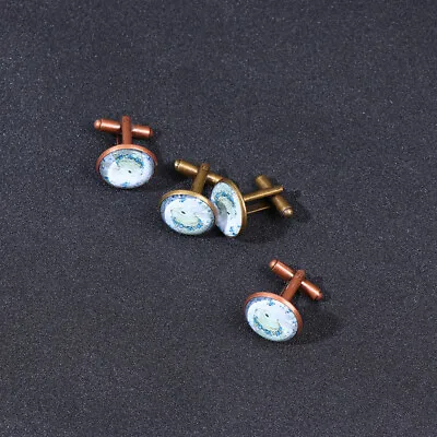 £5.02 • Buy  2 Pairs Cuff Links Eater Accessories Women’s Gifts Pearlescent