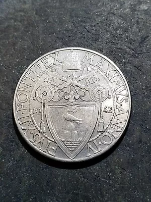 1942 Vatican City Pius XII 50 Centesimi Coin #1961 • $7.65