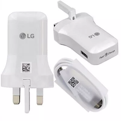 LG MCS-H05UR 1.8A Fast Charger + Type C Cable For G6 G5 Nexus 5X Huawei Nexus 6P • £3.09