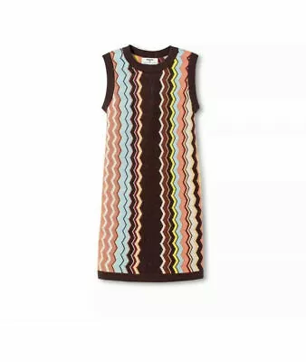 Missoni For Target Girls' Color Zig Zag Sleeveless Crewneck Sweater Dress • $40