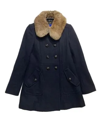 Burberry Rabbit Fur Collar Coat Women's From Japan • £135.97