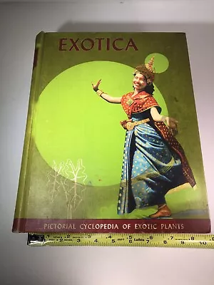 RARE VTG Exotica 3 Pictorial Cyclopedia Of Exotic Plants By Graf 1963 Hardcover • $25.99