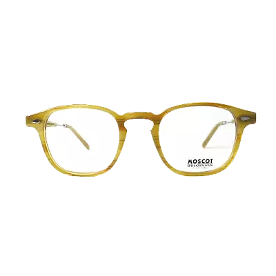 New Moscot Originals GENUG Eyeglasses In Blonde / Silver Optical Frame 47-22-144 • $174.95