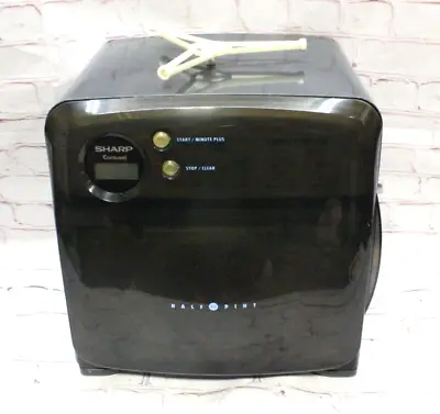 Sharp Half Pint Microwave Carousel Oven Black R-120DK Camper Dorm RV Compact • $191.57