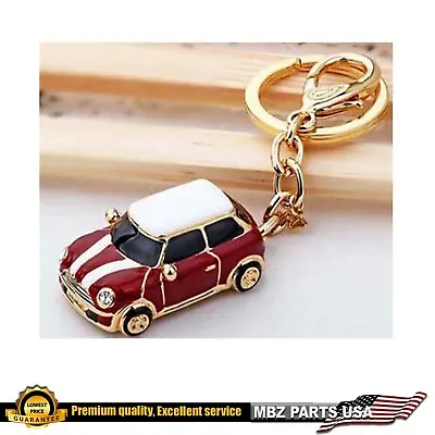 Mini Cooper Key Chain Red Limited Edition Gift Metal Parts Toy Model Remote New • $14.99