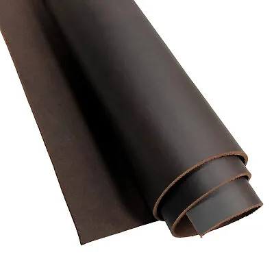 Crazy Horse Leather 2.0mm Genuine Cowhide Tooling Leather Sheets Cut To Size • $11.86