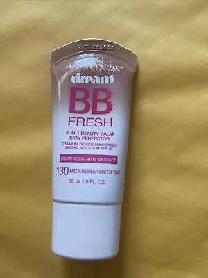 Maybelline Dream Fresh BB 8-in-1 Beauty Balm Sheer Tint 130 MED/DEEP • $8.40