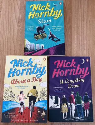 £1.89 • Buy Nick Hornby Book Bundle - Slam/About A Boy/A Long Way Down