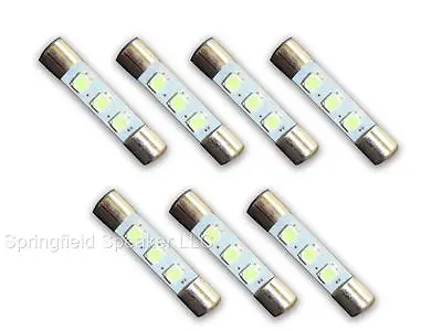 7 COOL BLUE 8V LED Lamp Fuse-Type Bulbs For Marantz 2215 2220 2220B - 7CB • $10.95