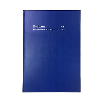 $24.50 • Buy 2022-2023 Financial Year Diary Collins Kingsgrove A5 Day To Page Blue FY181