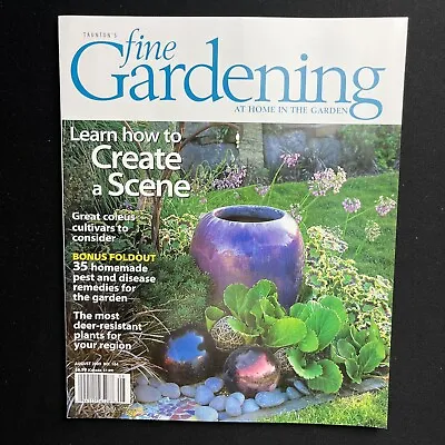 $10.99 • Buy Taunton's Fine Gardening Aug 2005 No 104 Summer Color Roses Wisteria Ground Co