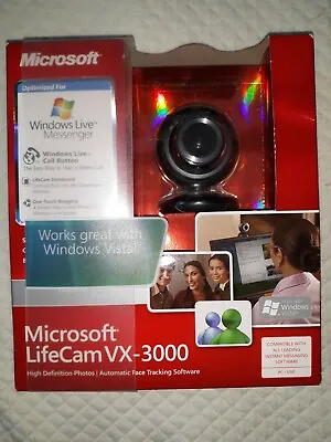 Microsoft LifeCam VX-3000 Web Camera New • $11.89