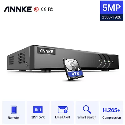 ANNKE 16CH 5MP Lite 5IN1 CCTV DVR Video Recorder H.265+ For Home Security System • $93.59